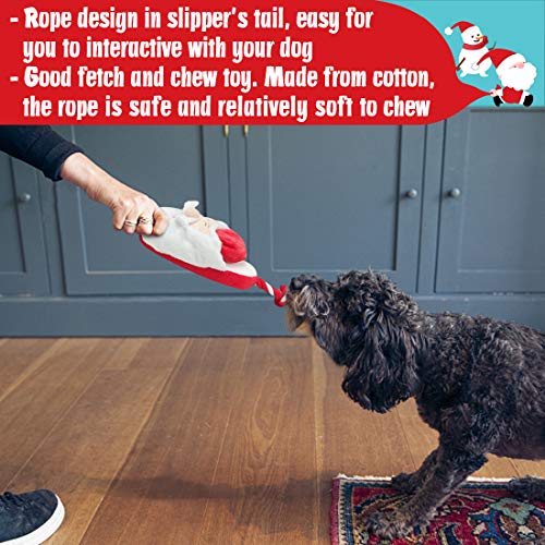 Christmas Dog Plush Toy Set for Medium Large Dogs