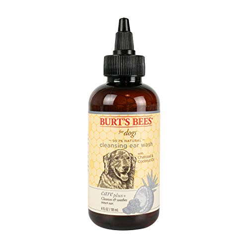Burt's Bees for Dogs Care Plus+ Natural Charcoal & Coconut Oil Ear Wash for Dogs