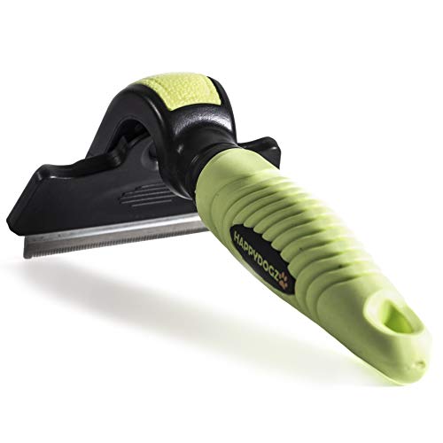 Anshar Dog Brush for Shedding and Grooming - Deshedding Brush Tool for Long and Short Hair - Shedding Blade, Grooming Supplies for Cats and Dogs - Small-Medium