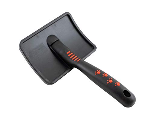 Ryan's Pet Supplies Paw Brothers Coated Pin Curved Slicker Brush for Dogs, Large