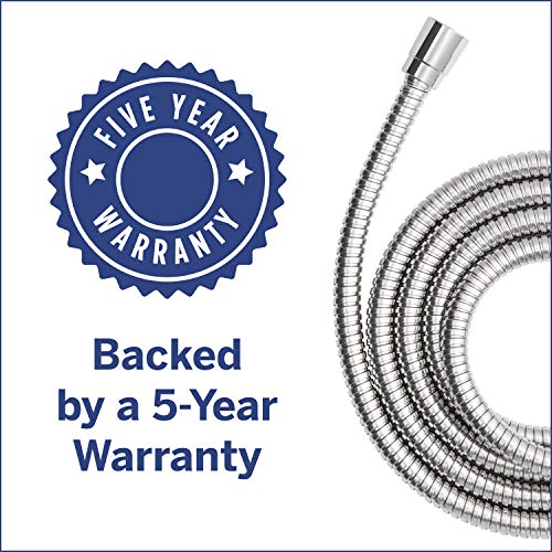 Waterpik HOS-960M Ultra-Flexible Replacement Metal Shower Hose, 96-inch, Chrome