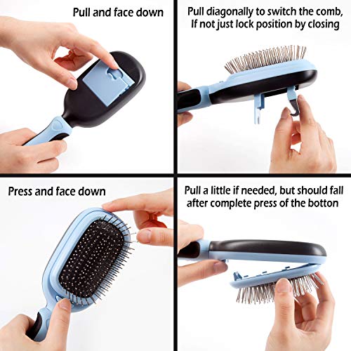 Lomas Professional Pet Grooming Kit for Cats and Dogs (Blue)