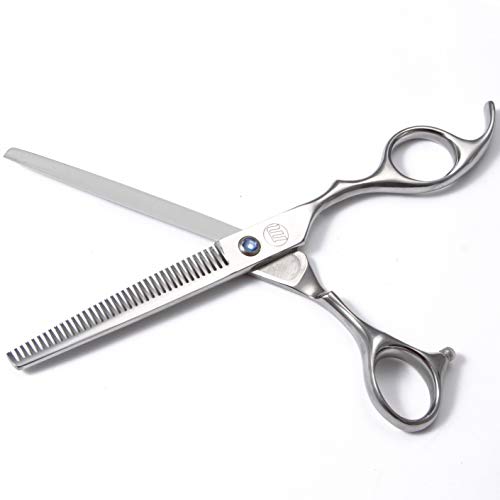 Professional Dog Grooming Scissors Set, 7 Inch/8 Inch Pet Grooming Scissors Chunkers Shears for Dog, Curved Dog Grooming Scissors, Thinning Shears for Dog with Grooming Comb
