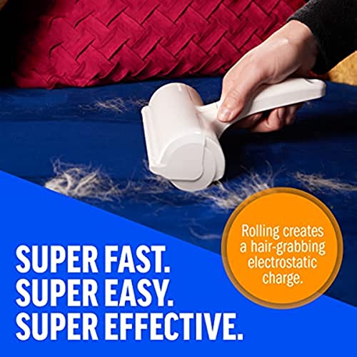 ChomChom Pet Hair Remover - Reusable Cat and Dog Hair Remover for Furniture, Couch, Carpet, Car Seats and Bedding - Eco-Friendly, Portable, Multi-Surface Lint Roller & Animal Fur Removal