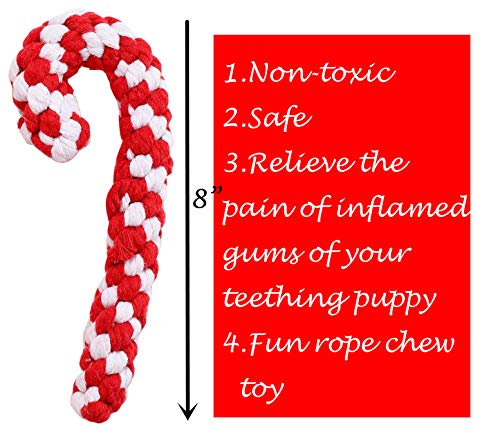 JPB 4 Pack Christmas Dog Toys for Small Dogs,Xmas Dog Gifts