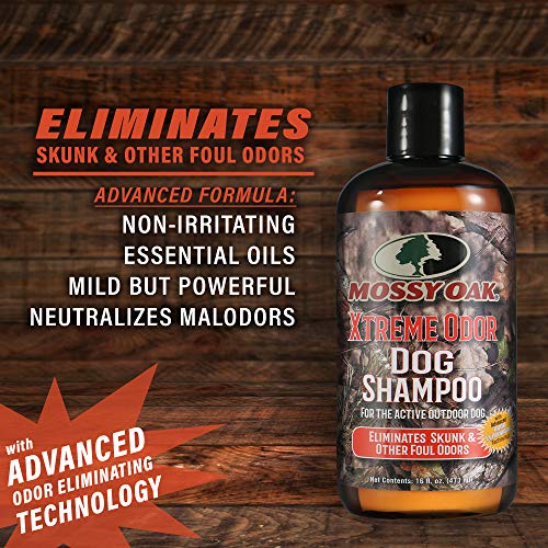 Mossy Oak Dog Shampoo Xtreme Odor 16 oz.