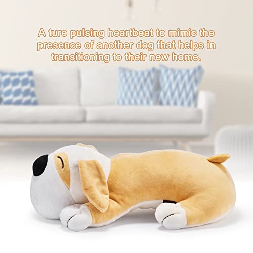 Moropaky Plush Dog Toy Heartbeat Puppy Toy to Separate Anxiety Relief for Puppy Calming Create Training Sleep Aid Behavioral Aid Dog Toys [ for Dogs Cats Pets ]