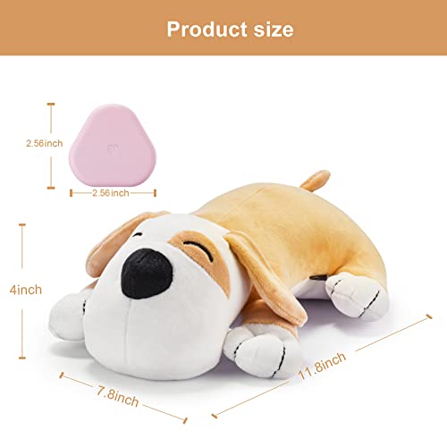 Moropaky Plush Dog Toy Heartbeat Puppy Toy to Separate Anxiety Relief for Puppy Calming Create Training Sleep Aid Behavioral Aid Dog Toys [ for Dogs Cats Pets ]