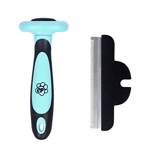 Chirpy Pets Dog & Cat Brush for Shedding, Best Long & Short Hair Pet Grooming Tool, Reduces Dogs and Cats Shedding Hair by More Than 90%, The Deshedding Tool