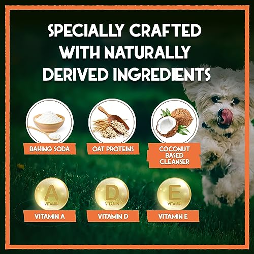 Pet Oatmeal Anti-Itch Shampoo & Conditioner In One! Smelly Puppy Dog & Cat Wash, Natural Ingredients & Hypoallergenic! Relief For Allergies, Itchy, Dry, Irritated Skin!! Smells Amazing! (1 btl)