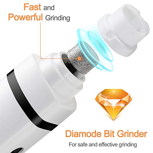 One To One Dog Nail Grinder Quiet Electric Dog Nail Trimmer Kit for Dogs & Cats, 3 in 1 Multi-Function, Portable & Rechargable, Painless Paws Grooming & Smoothing for Small Medium Large Dogs & Cats