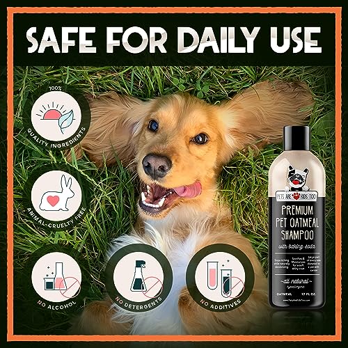 Pet Oatmeal Anti-Itch Shampoo & Conditioner In One! Smelly Puppy Dog & Cat Wash, Natural Ingredients & Hypoallergenic! Relief For Allergies, Itchy, Dry, Irritated Skin!! Smells Amazing! (1 btl)