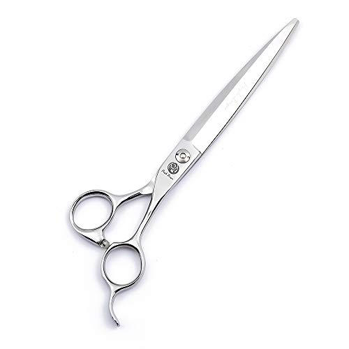 Professional 7.0/7.5/8.0 inch Pet Grooming Hair Cutting Scissor Dog Hair Chunker Thinning Shear - Japan 440C Stainless Steel Perfect for Pet Groomer (D-Cutting-7.0)