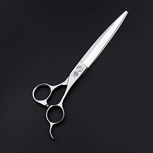Professional 7.0/7.5/8.0 inch Pet Grooming Hair Cutting Scissor Dog Hair Chunker Thinning Shear - Japan 440C Stainless Steel Perfect for Pet Groomer (D-Cutting-7.0)