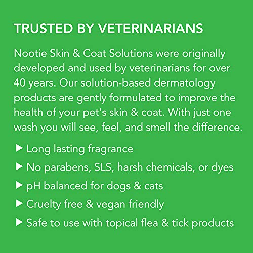 Nootie - Pet Shampoo for Sensitive Skin -Â Revitalizes Dry Skin & Coat - Natural Ingredients - Soap, Paraben & Sulfate Free - Cleans & Conditions
