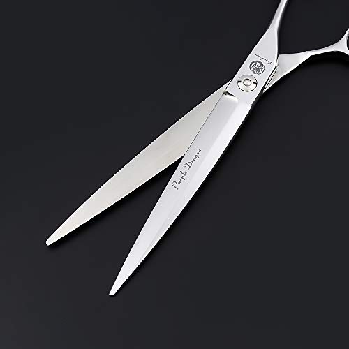 Professional 7.0/7.5/8.0 inch Pet Grooming Hair Cutting Scissor Dog Hair Chunker Thinning Shear - Japan 440C Stainless Steel Perfect for Pet Groomer (D-Cutting-7.0)