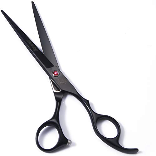 Moontay Professional Dog Grooming Scissors Set, 7 Inch/8 Inch Pet Grooming Scissors Chunkers Shears for Dog, Curved Dog Grooming Scissors, Thinning Shears for Dog with Grooming Comb