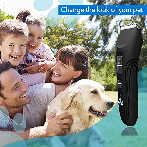 Talis Pet Fur Trimmer Battery Trimming Device Shaver Clippers Low Noise Professional Dog Cat Hair Trimmer Quiet Pet Clippers Dog Grooming Kit Electric Cordless Groomer Dogs Hair Trimmers Shears