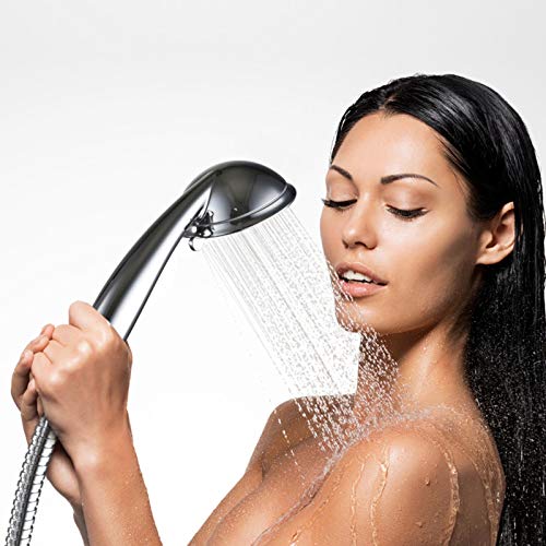 Srmsvyd Hand Held Shower Head High Pressure 5 Spray Setting Multi-functions Massage with 78 Inches Long Shower Hose