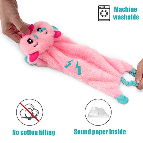 AWOOF Dog Toys No Stuffing, 5 Pack Dog Squeaky Toys Durable Dog Chew Toy Set for Puppy Small Medium Large Dog