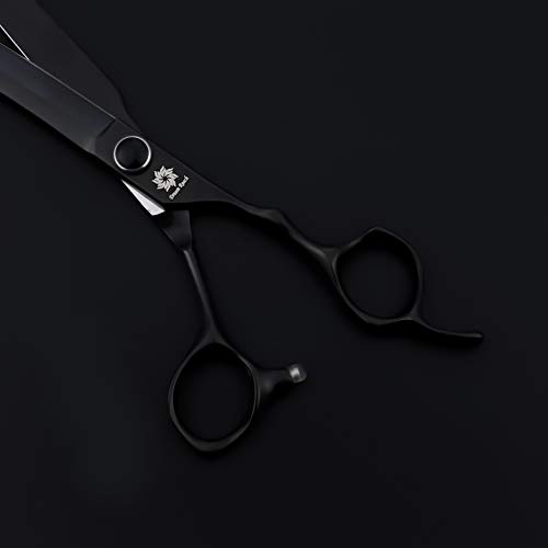 7/8inch Pet Grooming Scissor Straight/Curved Dogs Grooming Shears Professional Grooming Scissors for Dogs and Cats Pets Hair Cutting Scissors Curved Shears (B-8 inch-Straight Scissor)