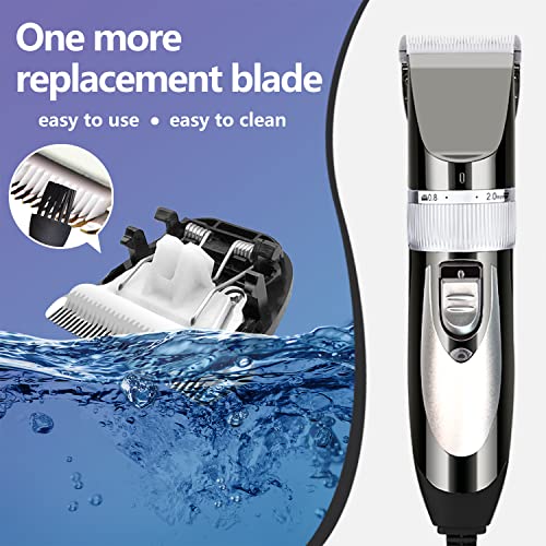 12V Professional Dog Clippers for Grooming, Electric Sheep Shears Pet Grooming Clippers for Thick Coat Heavy Duty Animal Hair Fur Trimmers Shaver