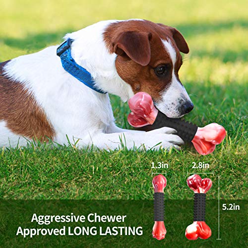 Dog Toy Aggressive Chewers Small Breed, Apasiri Small Dog Chew Toys for Teething Small Chewers, Dog Interactive Toys for Small Dogs Enrichment Toys Small Dogs Boredom Toys Dogs Chew Toy Birthday Gift