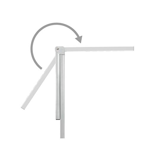 Foldable Pet Grooming Arm with Clamp, Dog Grooming Loop and No Sit Haunch Holder - Innovative Portable Grooming Arms (Silver, 1 Haunch)