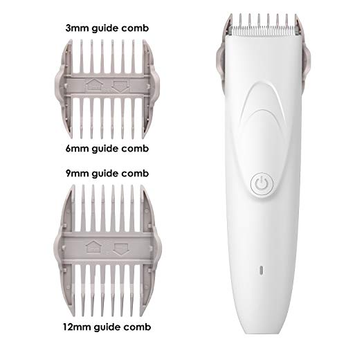 PARMPH Dog Clippers for Grooming, Professional Pet Dog Hair Clipper Cordless Rechargeable Electric Grooming Clippers for Large Small Dogs Cats