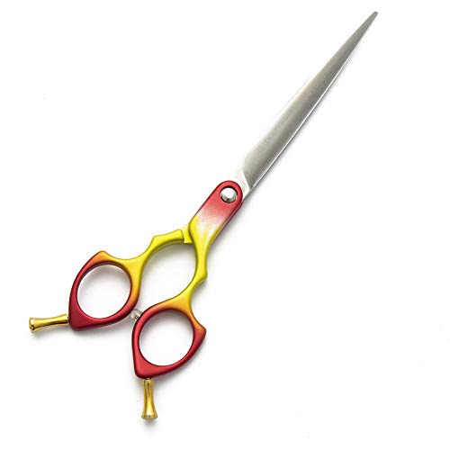 TIJERAS 6.5 Inch Professional Pet Dog Cat Grooming Shears Scissor, Japan 440C Stainless Steel Blade, Ultralight Aviation Aluminum Handle