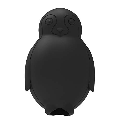 Penguin Durable Dog Chew Toys, Freezable Stuffable Puppy Treat Dispensing Chew Toys, Natural Rubber Interactive Puzzle Game Dog Toys for Small Medium Large dogs, Fun to Chase and Fetch, Beef Flavor