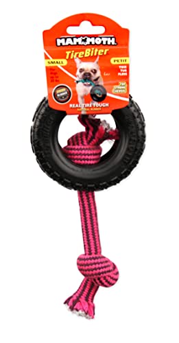 Mammoth TireBiterII Rubber Dog Toys - Natural Rubber Dog Toys for Extreme Chewers â Dog Toys for Extra Long Interactive Play â Aggressive Chewer Toys
