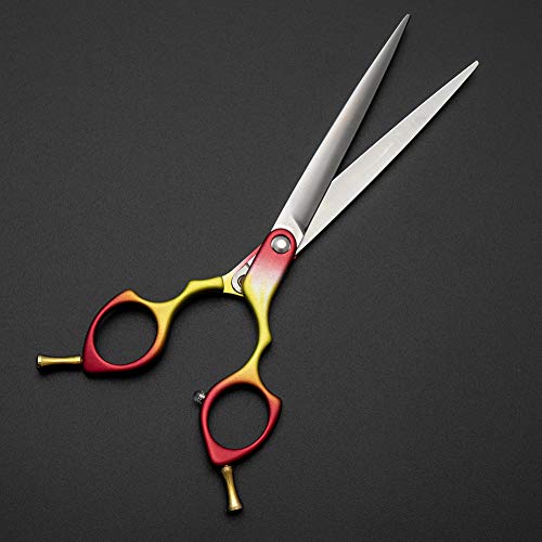 TIJERAS 6.5 Inch Professional Pet Dog Cat Grooming Shears Scissor, Japan 440C Stainless Steel Blade, Ultralight Aviation Aluminum Handle