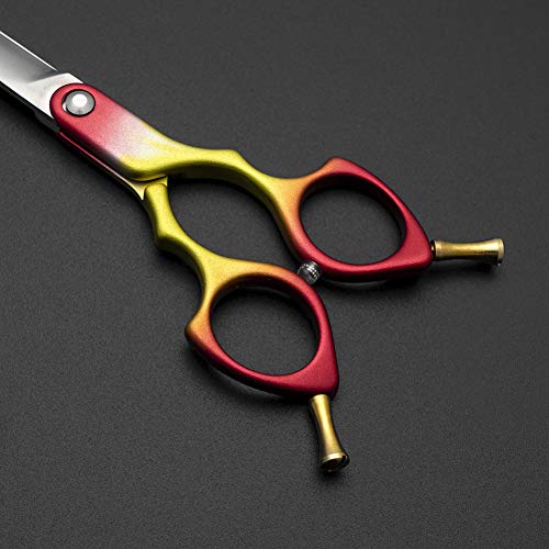 TIJERAS 6.5 Inch Professional Pet Dog Cat Grooming Shears Scissor, Japan 440C Stainless Steel Blade, Ultralight Aviation Aluminum Handle