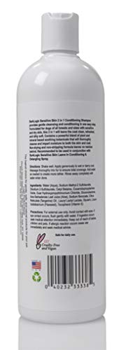 BarkLogic Plant Based 2 in 1 Dog Shampoo and Conditioner, Tangerine, 16 fl oz - No Parabens, No Phthalates, No Sulfates, No DEA & PEG, Hypoallergenic