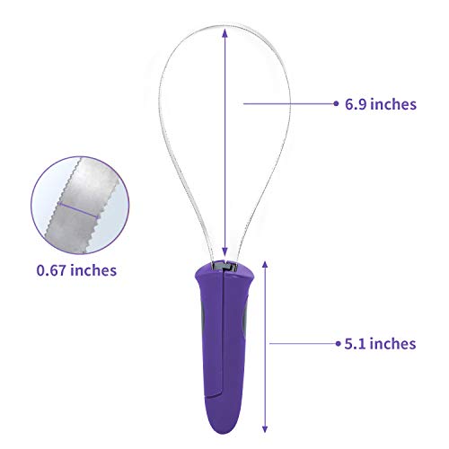 BOTH WINNERS Dual-Sided Shedding Blade with Stainless Steel Blade De-Shedding Tool for All Dog Coat Types- Soft Touch Grip (PURPLE)