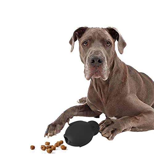 Penguin Durable Dog Chew Toys, Freezable Stuffable Puppy Treat Dispensing Chew Toys, Natural Rubber Interactive Puzzle Game Dog Toys for Small Medium Large dogs, Fun to Chase and Fetch, Beef Flavor