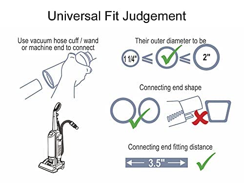 Gforest Pet Vacuum Grooming Brush Hair Shedding Deshedding Attachment Tool Kit Great for Dogs and Cats