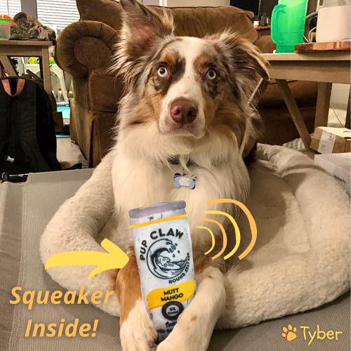 White Paw Dog Toys - Funny Cute Plush Dog Toys with Squeaker - Parody Dog Toy (2 Pack)