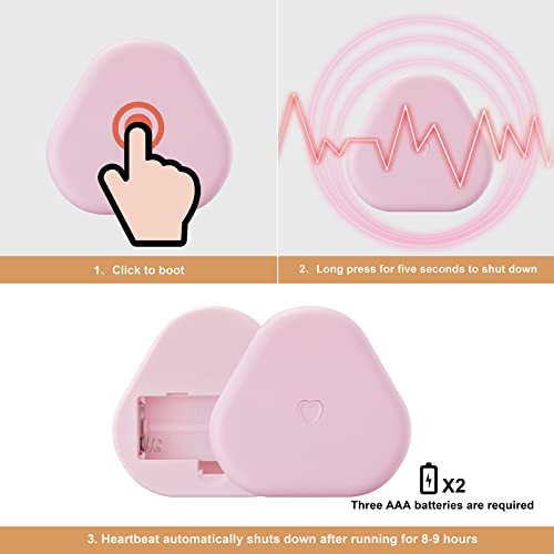 Moropaky Hearbeat Toy for Dog Anxiety Relief Behavioral Training Aid Toy, Light Brown