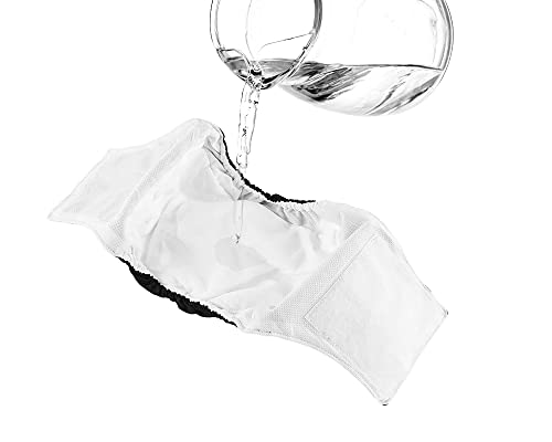 Pet Parents Premium Washable Dog Belly Bands (3pack) of Male Dog Diapers, Dog Marking Male Dog Wraps, High Absorbing Belly Band for Male Dogs Color: Black, Size: Medium Dog Belly Band