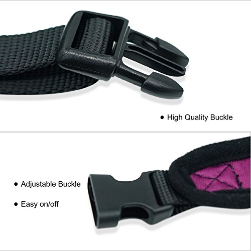 WONDERPUP Soft Mesh Dog Harness No Pull Walking Comfort Padded Vest Harnesses Adjustable Purple L