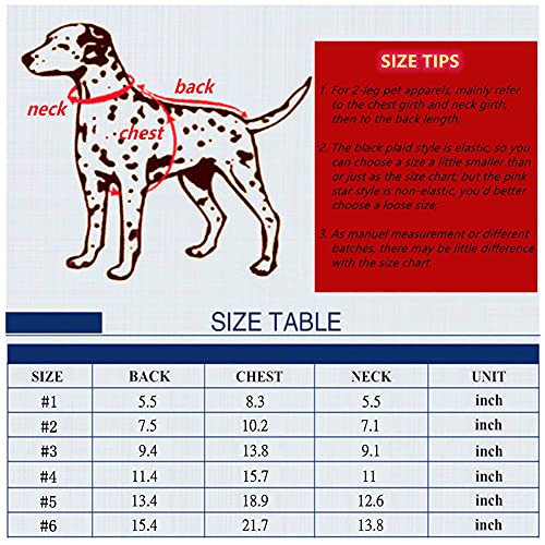 Hdwk&Hped Dog Dress with Leash Ring, Princess Multi-Layer Pleated Skirt Pentagram Bow Pet Dress for Small Dog Puppy Cat Pink #2