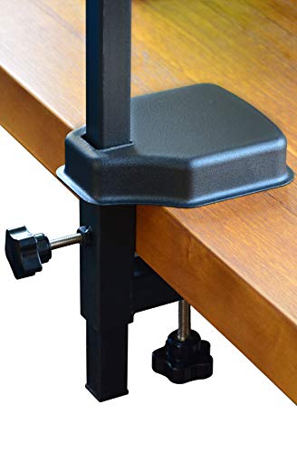 SHELANDY Pet Grooming arm with clamp for Large and Small Dogs - 35 inch Height Adjustable and Free Two No Sit Haunch Holder(Black)