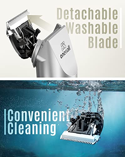 oneisall Dog Shaver Cllippers Low Noise Rechargeable Cordless Electric Queit Hair Clippers Set for Dog Cat