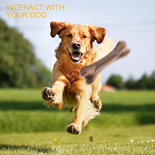 YoTelim Tough Dog Toys for Aggressive Chewers Large Breed, Natural Bamboo Fibers Dog Chew Toys Non-Toxic Interactive Dog Toys Nearly Indestructible Chewing Bones for Large Medium Small Dogs (Extreme)