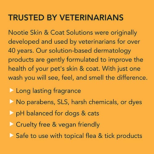 Nootie - Pet Shampoo for Sensitive Skin -Â Revitalizes Dry Skin & Coat - Natural Ingredients - Soap, Paraben & Sulfate Free - Cleans & Conditions