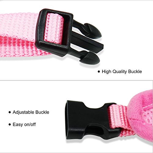 WONDERPUP Soft Mesh Dog Harness No Pull Walking Comfort Padded Vest Harnesses Adjustable Pink XS