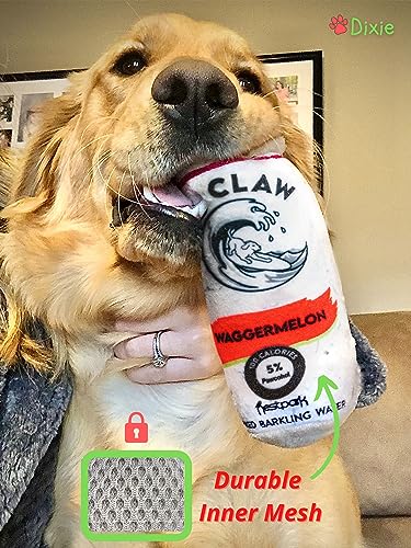 Nestpark Pup Claw Dog Toys - Funny Cute Plush Dog Toys with Squeaker - Parody Dog Toy (2 Pack) (Tropical Pack)