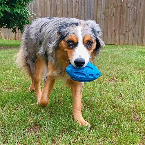EASTBLUE Squeaky Dog Toys for Aggressive Chewers: Rubber Puppy Chew Ball with Squeaker, Almost Indestructible and Durable Pet Toy for Medium and Large Breedâ¦